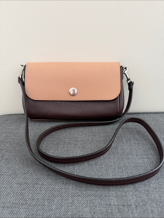 Coach Handbags - NWOT New Coach F12106 Reversible Ruby Crossbody Leather Purse Oxblood/Nude Pink
